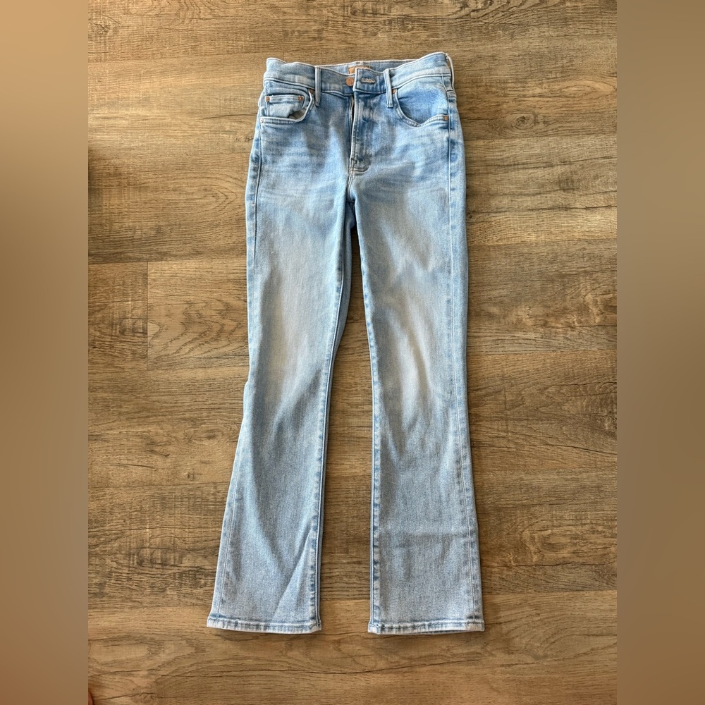 MOTHER Women's Boot Cut Jeans in Light Blue